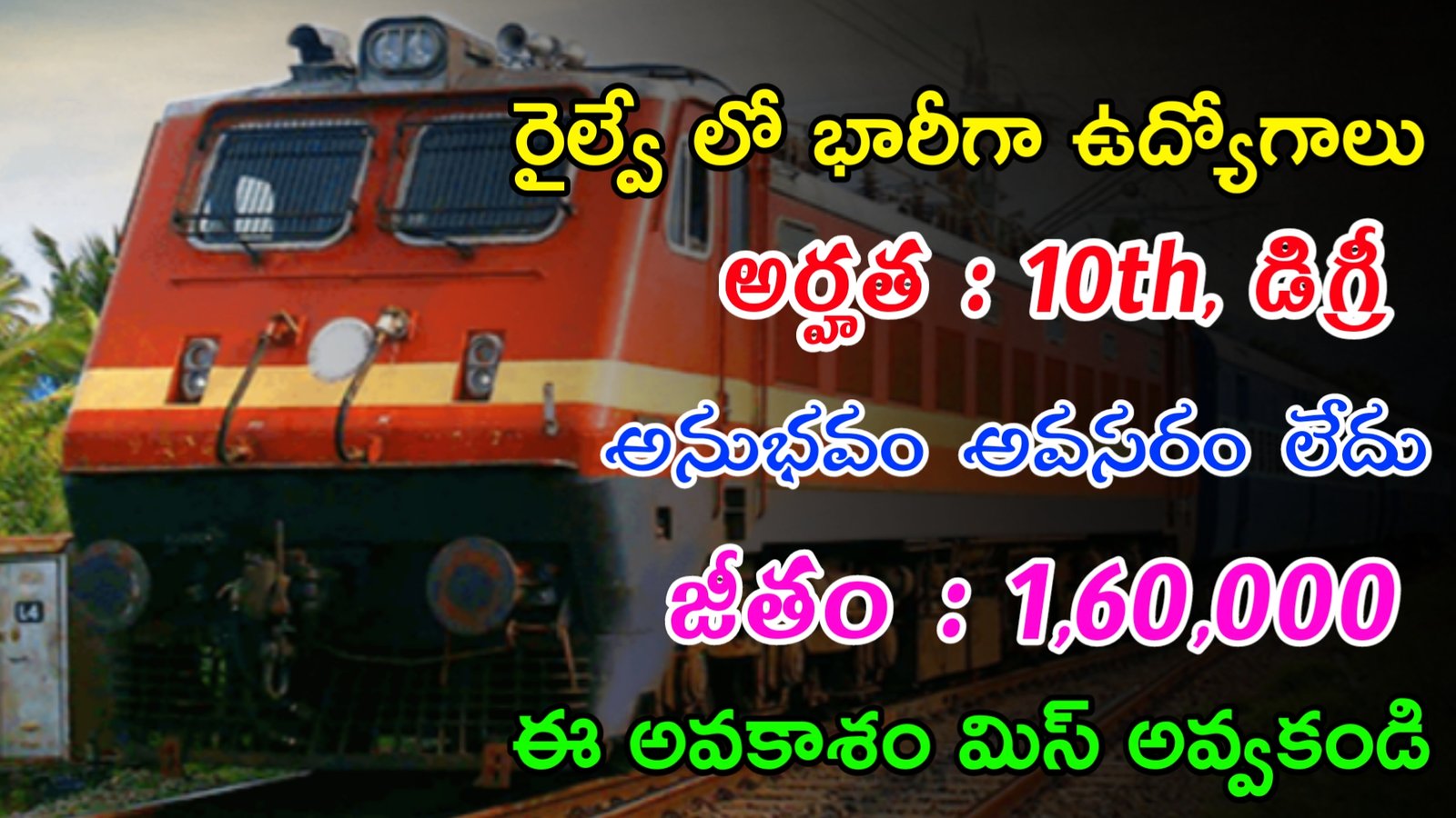 Railtel Notification 2023 | రైల్వే లో భారీ జీతంతో ఉద్యోగాలు | 1,60,000 జీతం