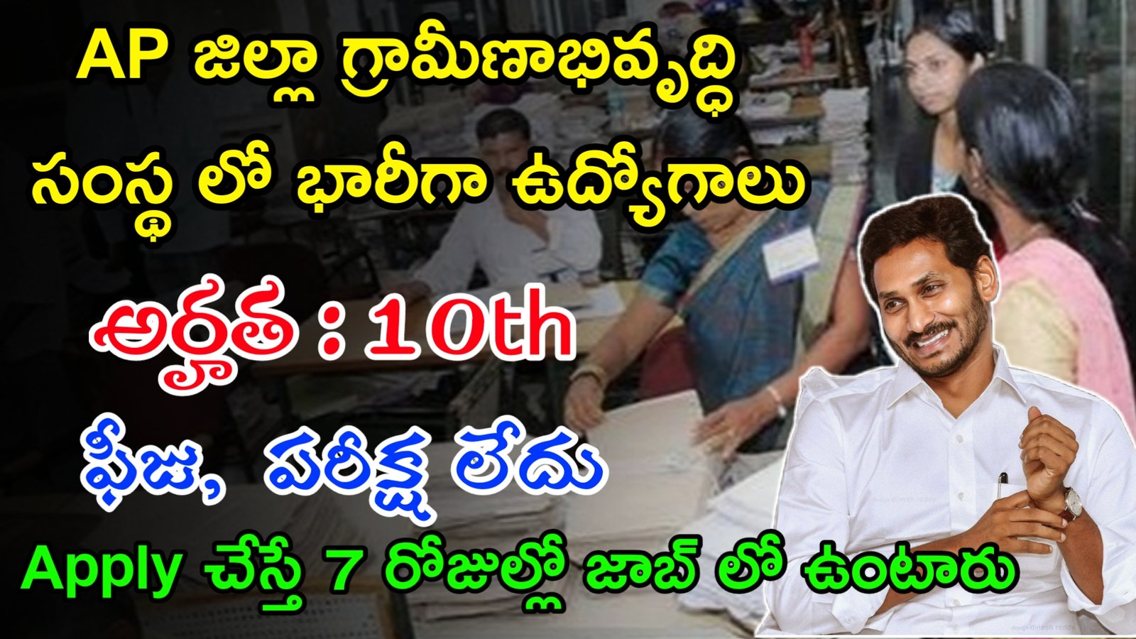 AP జిల్లా గ్రామీణాభివృద్ధి సంస్థ లో ఉద్యోగాలు | Latest AP Govt Jobs Notification 2023