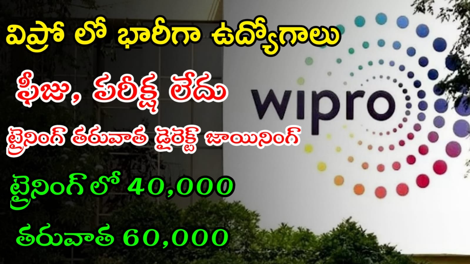 Wipro Jobs Wipro Work From Home Jobs