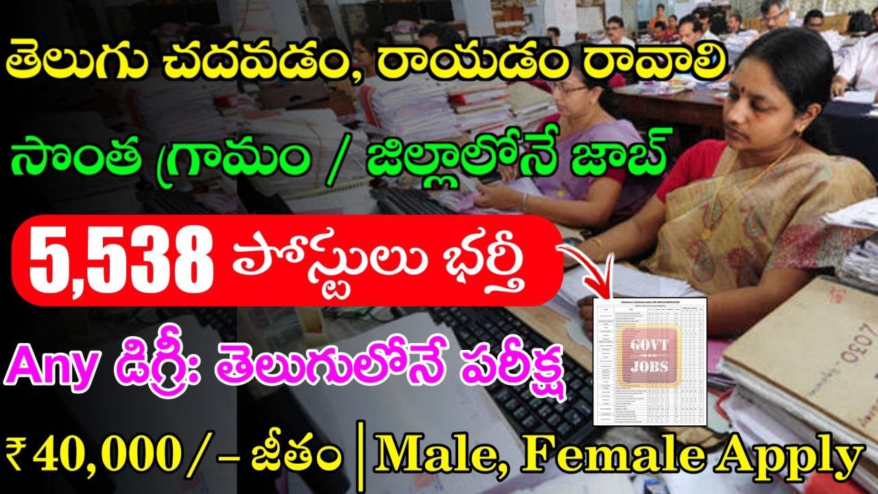 తెలుగు వచ్చిన వారికి ఉద్యోగాలు | Latest IBPS RRB Recruitment 2023 | Latest Govt Jobs