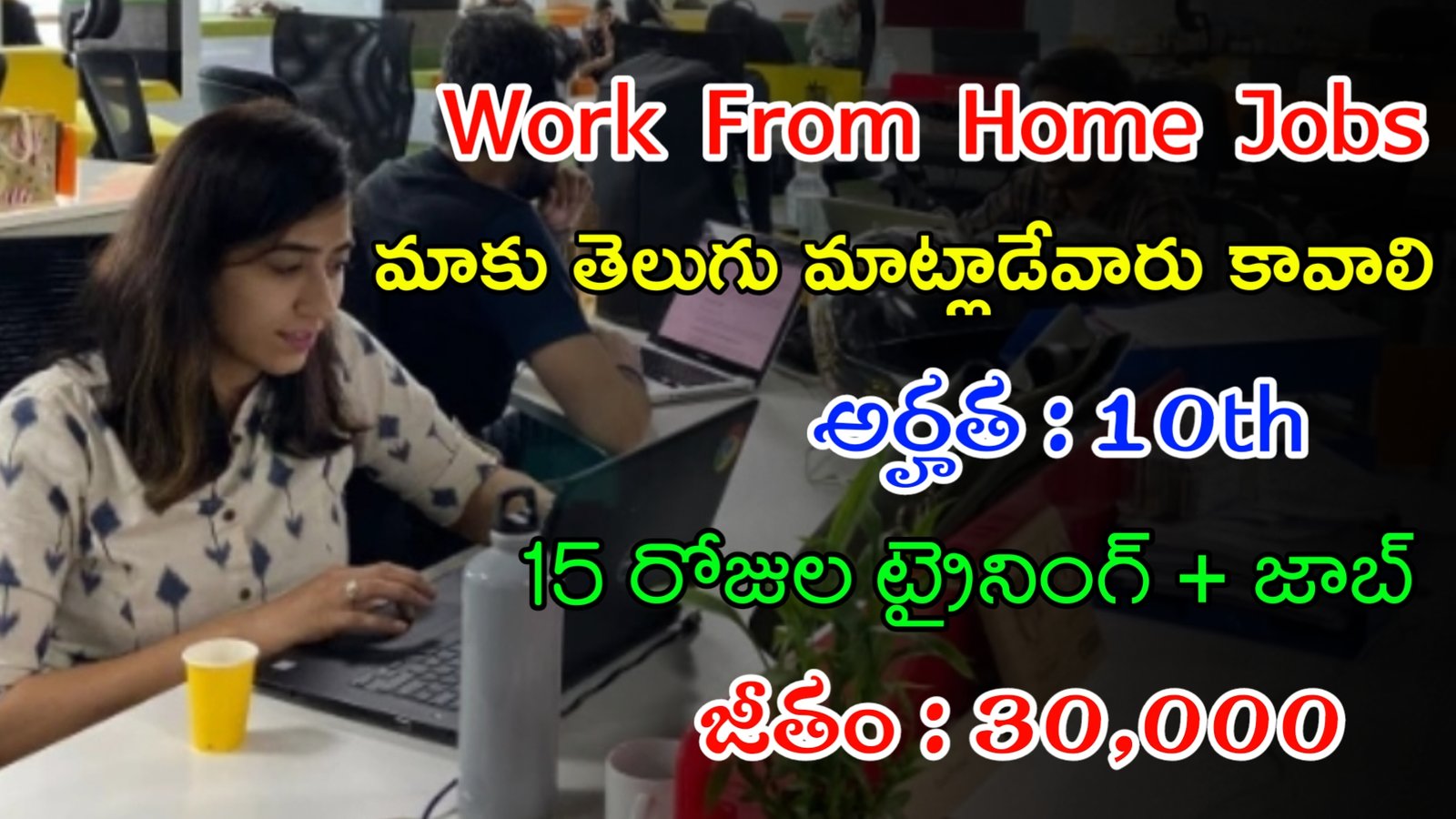 మాకు తెలుగు మాట్లాడేవారు కావాలి | Latest No Broker Recruitment 2024 | Work From Home Jobs