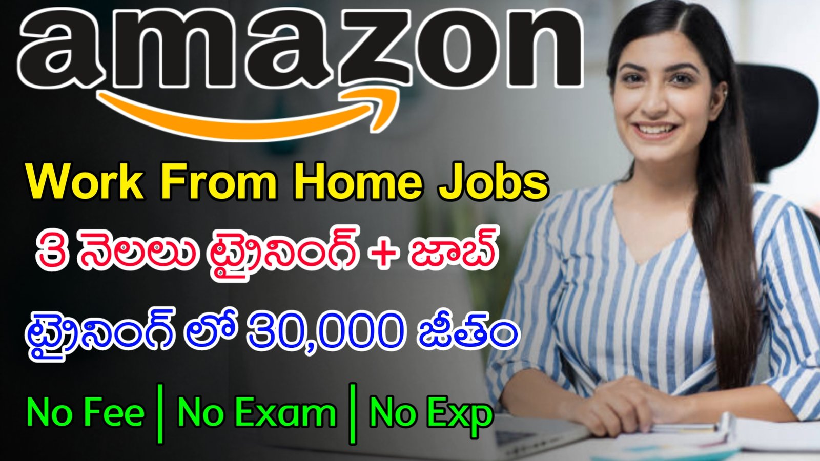 Amazon లో భారీగా ఉద్యోగాలు | Latest Amazon Recruitment 2024 | Work From Home Jobs
