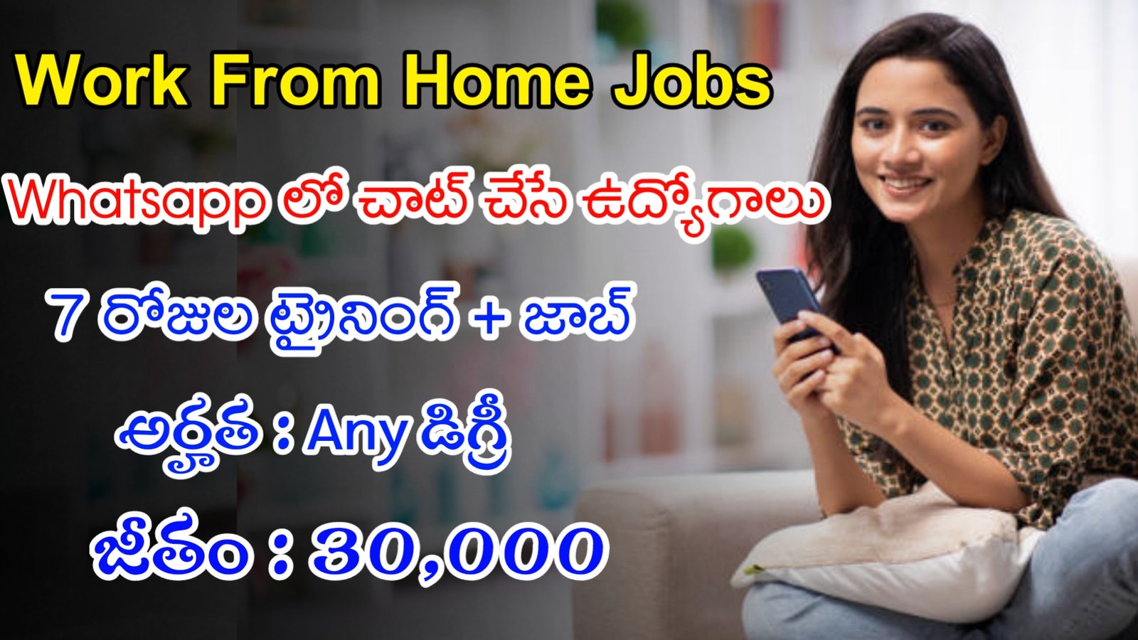 Whatsapp లో చాట్ చేసే ఉద్యోగాలు | Latest Ditto Recruitment 2024 | Work From Home Jobs