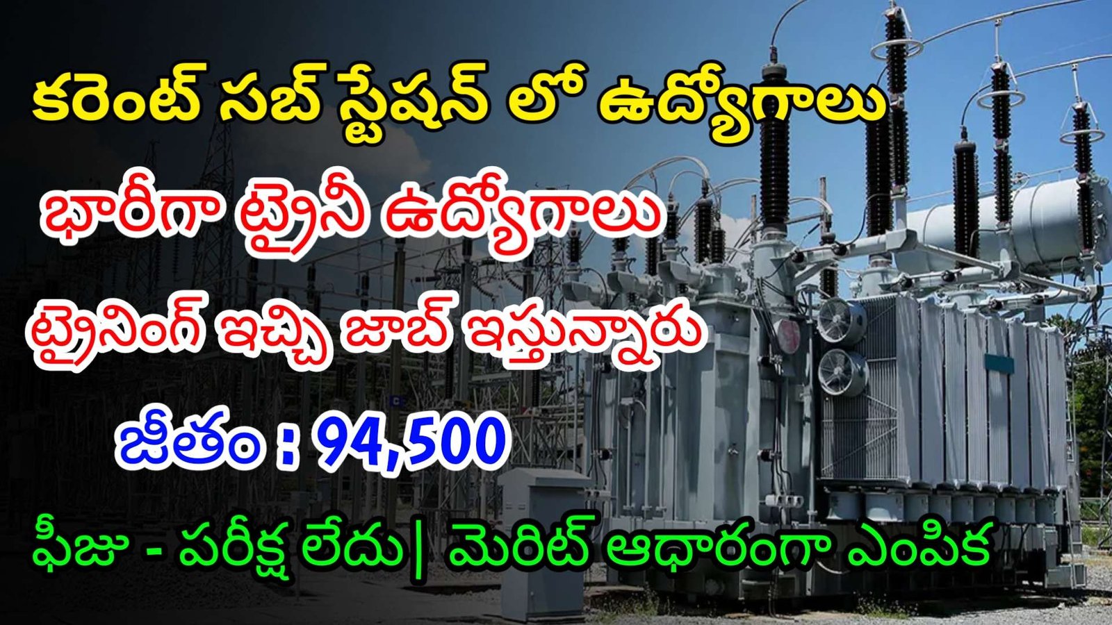కరెంట్ సబ్ స్టేషన్ లో ట్రైనీ ఉద్యోగాలు | Latest NEEPCL Notification 2024 | Latest Govt Jobs 2024