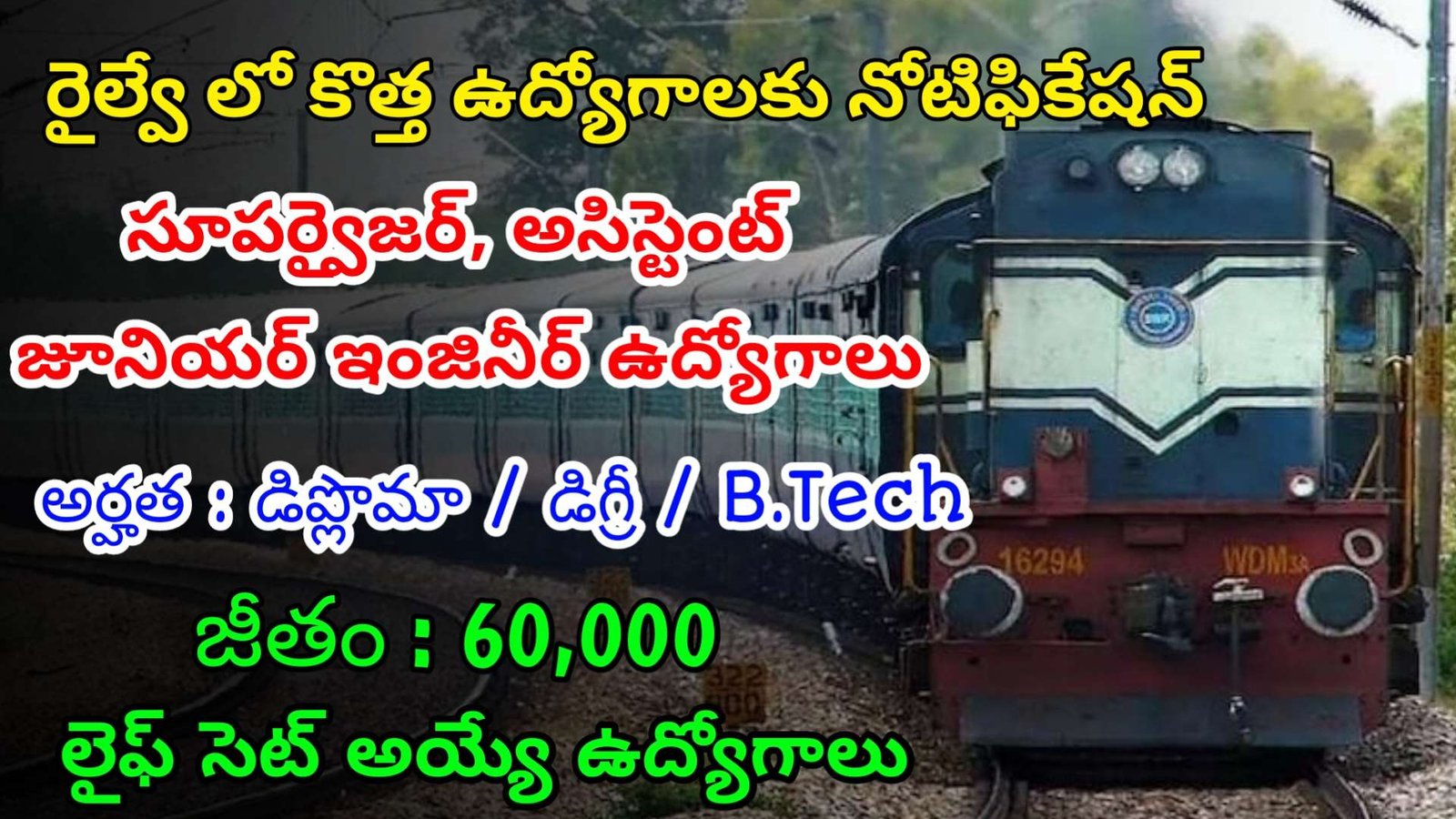 రైల్వే నుండి మరో కొత్త నోటిఫికేషన్ | Latest RRB Notification 2024 | Latest Jobs In Telugu