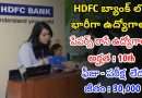 HDFC బ్యాంక్ లో ఫీజు పరీక్ష లేకుండా భారీగా ఉద్యోగాలు | Latest HDFC Bank Notification 2024 | Latest Jobs In Telugu