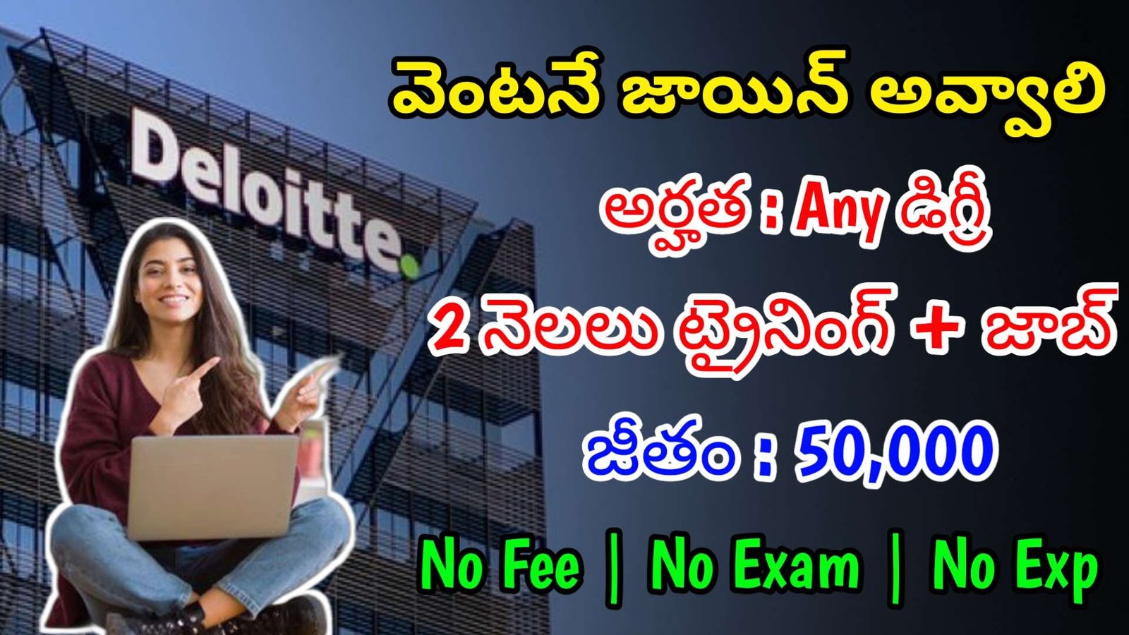 Deloitte కంపెనీలో భారీగా ఉద్యోగాలు | Latest Deloitte Recruitment 2024 | Jobs In Telugu