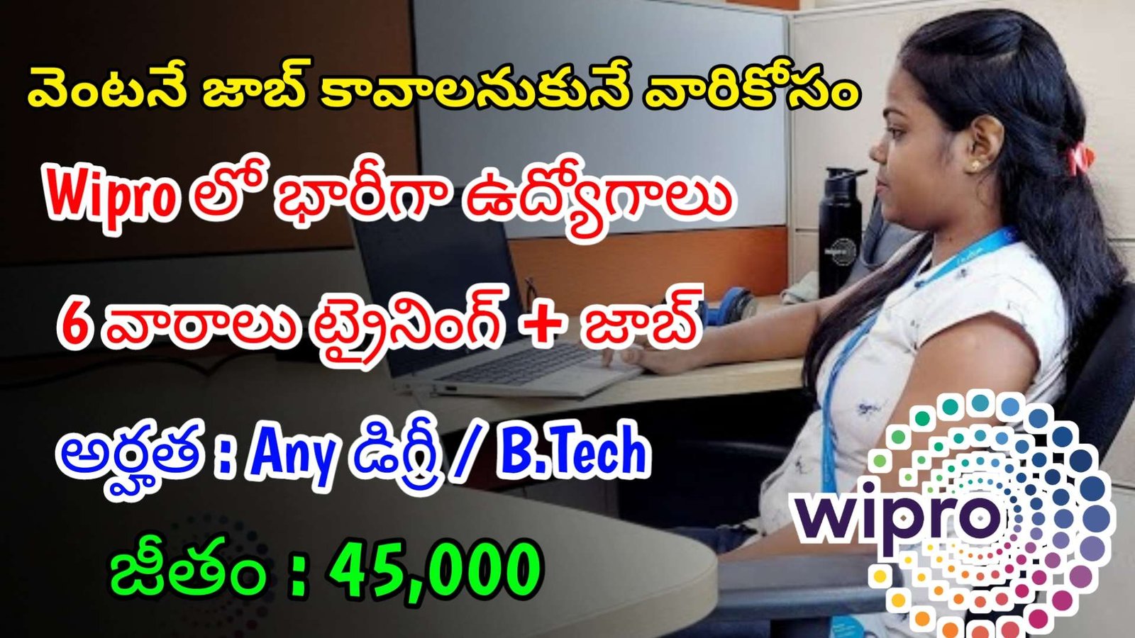 విప్రో లో భారీగా ఉద్యోగాలు | Latest Wipro Recruitment 2024