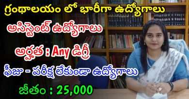 గ్రంథాలయం లో ఫీజు పరీక్ష లేకుండా ఉద్యోగాలు | Latest IIT Tirupati Notification 2024 | Govt Jobs