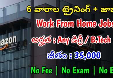 Work From Home Jobs | అమెజాన్ లో భారీగా ఉద్యోగాలు