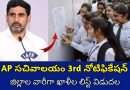 కూటమి ప్రభుత్వం సచివాలయం 3rd నోటిఫికేషన్ విడుదల | Latest AP Sachivalayam 3rd Notification 2025